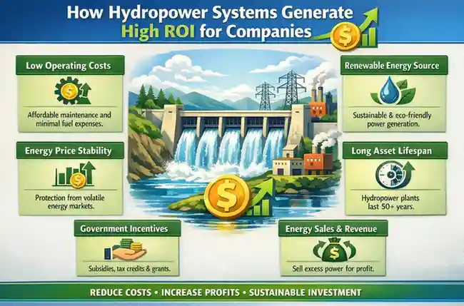 How Hydropower Systems Generate High ROI for Companies Thumbnail