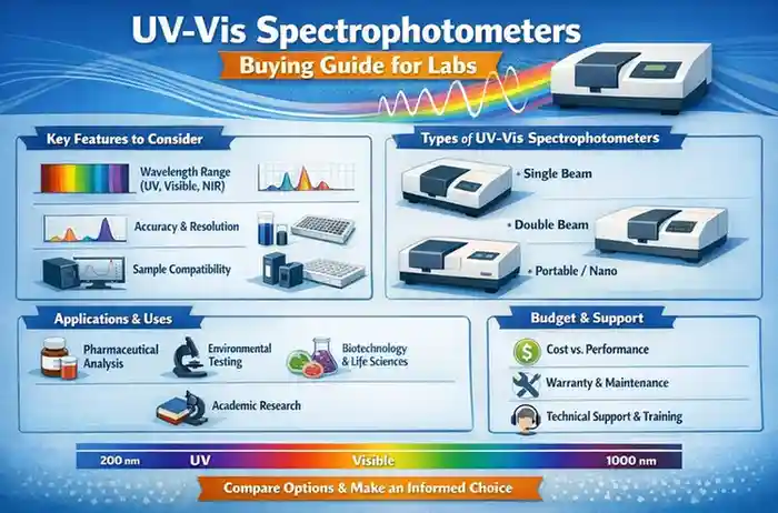 UV-Vis Spectrophotometers Buying Guide for Labs Thumbnail